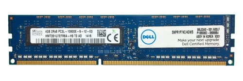 Arbeitspeicher 1x 4GB Hynix ECC UNBUFFERED DDR3  1333MHz PC3-10600 UDIMM | HMT351U7EFR8A-H9