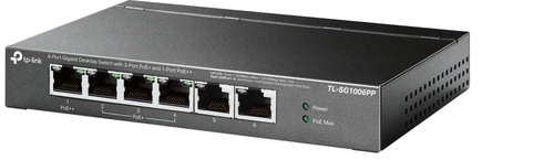 Schalter TP-LINK TL-SG1006PP 6x 1Gb 64 W PoE+ / PoE++