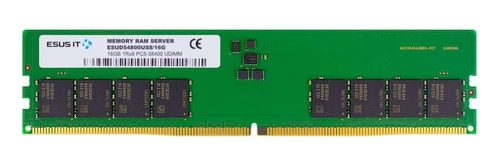 Arbeitspeicher 1x 16 GB ESUS IT NON-ECC UNBUFFERED DDR5 4800MHz PC5-38400 UDIMM | ESUD54800US8/16G
