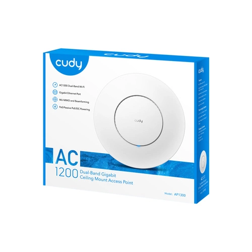 Zugangspunkt Cudy AP1300 2.4 GHz | 5 GHz 867 Mbps 802.11 a/b/g/n/ac