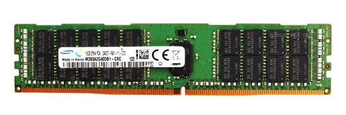Arbeitspeicher 1x 16GB Samsung ECC REGISTERED DDR4 2Rx4 2400MHz PC4-19200 RDIMM | M393A2G40DB1-CRC