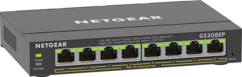 Schalter Netgear GS308EP-100PES 8x 1Gb 62 W PoE+