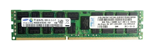 Arbeitspeicher 1x 8GB Samsung ECC REGISTERED DDR3  1333MHz PC3-10600 RDIMM | M393B1K70CH0-YH9