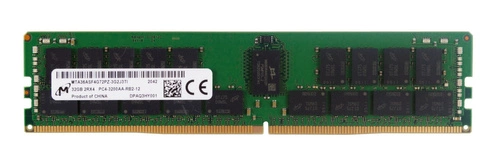 Arbeitspeicher 1x 32GB Micron ECC REGISTERED DDR4 2Rx4 3200MHz PC4-25600 RDIMM | MTA36ASF4G72PZ-3G2