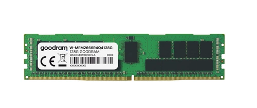 Arbeitsspeicher  1x 128GB Goodram DDR4 4Rx4 2666MHz PC4-21300 ECC REGISTERED  | W-MEM2666R4Q4128G