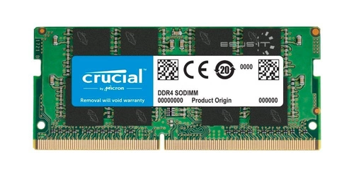 Arbeitspeicher 1x 16GB Crucial SO-DIMM DDR4 2400MHz PC4-19200 | CT16G4SFD824A.C16FBD1