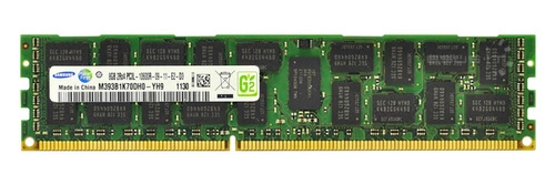 Arbeitspeicher 1x 8GB Samsung ECC REGISTERED DDR3  1333MHz PC3-10600 RDIMM | M393B1K70DH0-YH9