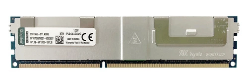 Arbeitspeicher 1x 32GB Kingston ECC LOAD REDUCED DDR3  1333MHz PC3-10600 LRDIMM | KTH-PL313LLQ/32G