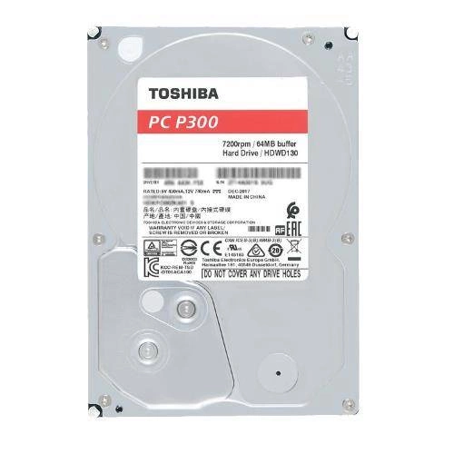 Festplatte Toshiba P300 3.5'' HDD 2TB 7200RPM SATA 6Gb/s 128MB | HDWD120UZSVA