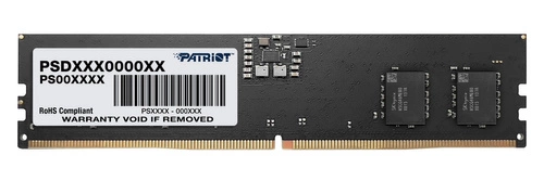 Arbeitspeicher 1x 32 GB Patriot NON-ECC UNBUFFERED DDR5 4800MHz PC5-38400 UDIMM | PSD532G48002
