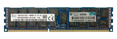 Arbeitspeicher 1x 16GB Hynix ECC REGISTERED DDR3  1333MHz PC3-10600 RDIMM | HMT42GR7AFR4A-H9