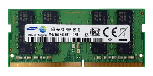 Arbeitspeicher 1x 16GB Samsung SO-DIMM DDR4 2133MHz PC4-17000 | M471A2K43BB1-CPB