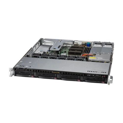 Serverplattform Supermicro 1U 510T-M SYS-510T-M Intel x 1 DDR4 x 4 4 x 3.5" SATA PSU 1