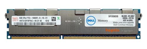 Arbeitspeicher 1x 8GB Hynix ECC REGISTERED DDR3 2Rx4 1333MHz PC3-10600 RDIMM | HMT31GR7BFR4C-H9