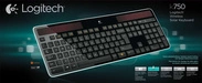 Drahtlos tastatur Logitech Wireless Solar Keyboard K750 QWERTZ