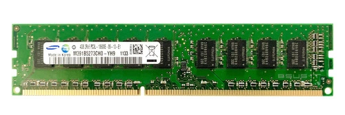Arbeitspeicher 1x 4GB Samsung ECC UNBUFFERED DDR3  1333MHz PC3-10600 UDIMM | M391B5273CH0-YH9