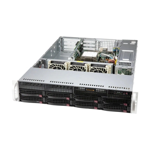 Serverplattform Supermicro 2U 520P-WTR SYS-520P-WTR Intel x 1 DDR4 x 8 8 x 3.5" SAS/SATA PSU 1+1