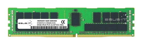 Arbeitspeicher 1x 64GB ESUS IT ECC REGISTERED DDR4 4Rx8 2133MHz PC4-17000 RDIMM | ESUD42133RQ8/64G