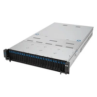 Serverplattform ASUS 2U RS720A-E12-RS24/10G/2.6kW/16NVMe 90SF02E1-M00710 AMD x 2 DDR5 x 24 24 x 2.5" SATA/SAS/NVME PSU 1+1