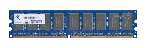 Arbeitspeicher 1x 2GB Nanya ECC UNBUFFERED DDR2  667MHz PC2-5300 UDIMM | NT2GT72U8PD0BY-3C