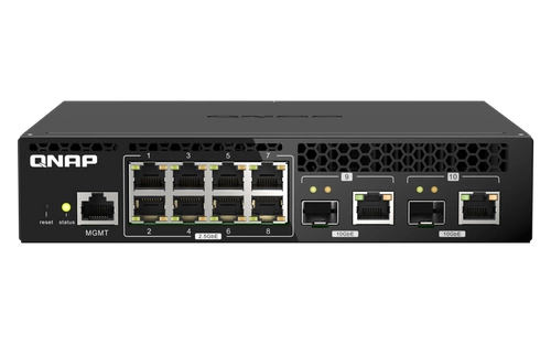 Schalter QNAP QSW-M2108R-2C 8x 2.5Gb 2x RJ-45/SFP+
