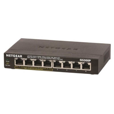 Switch Netgear GS308P-100PES | 192 kB | 16 Gb/s | 8x Ethernet Anschluss
