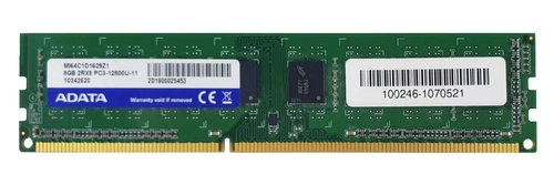 Arbeitspeicher 1x 8GB ADATA NON-ECC UNBUFFERED DDR3 1600MHz PC3-12800 UDIMM | MI64C1D1629Z1