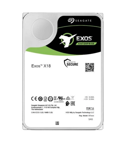 Festplatte Seagate Exos X18 3.5'' HDD 18TB 7200RPM SATA 12Gb/s 256MB | ST18000NM000J-RCF 