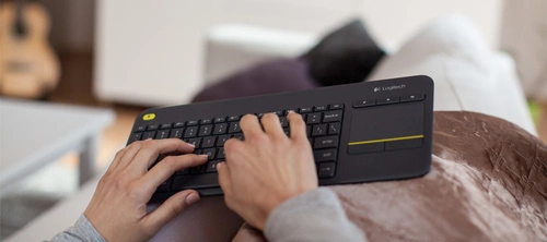 Drahtlos tastatur Logitech K400 Plus Tv QWERTZ