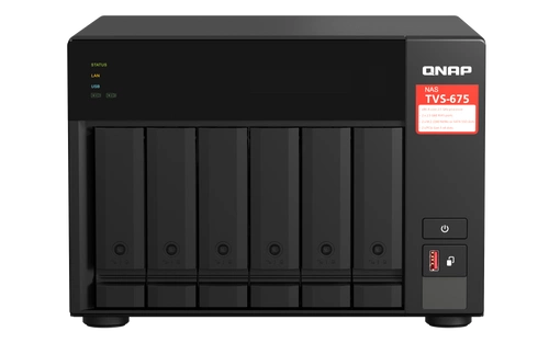 NAS-Server QNAP TVS-675-8G 6x SSD | HDD SATA 8GB RAM