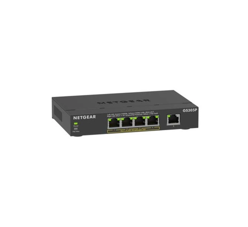 Schalter Netgear GS305P-300EUS 5x 1Gb 63 W PoE+
