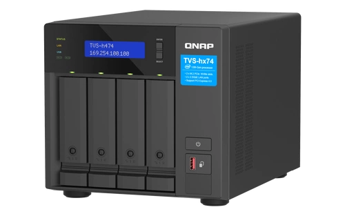 NAS-Server QNAP TVS-h474-PT-8G 4x SSD | HDD SATA 8GB RAM