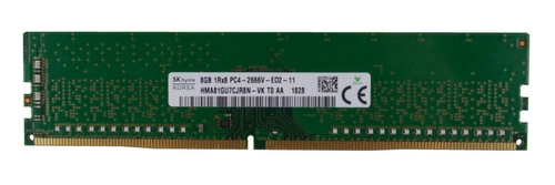 Arbeitspeicher 1x 8GB Hynix ECC UNBUFFERED DDR4 1Rx8 2666MHZ PC4-21300 UDIMM | HMA81GU7CJR8N-VK