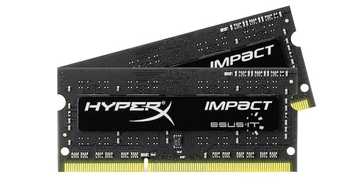 Arbeitspeicher 2x 4GB Kingston SO-DIMM DDR3 1600MHz PC3-12800 | HX316LS9IBK2/8