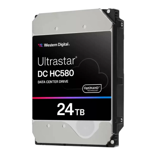 Festplatte Western Digital Ultrastar DC HC580 3.5'' HDD 24TB 7200RPM SAS 12Gb/s 512MB | 0F62802