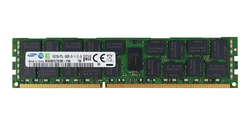 Arbeitspeicher 1x 16GB Samsung ECC REGISTERED DDR3 2Rx4 1333MHz PC3-10600 RDIMM | M393B2G70CB0-YH9