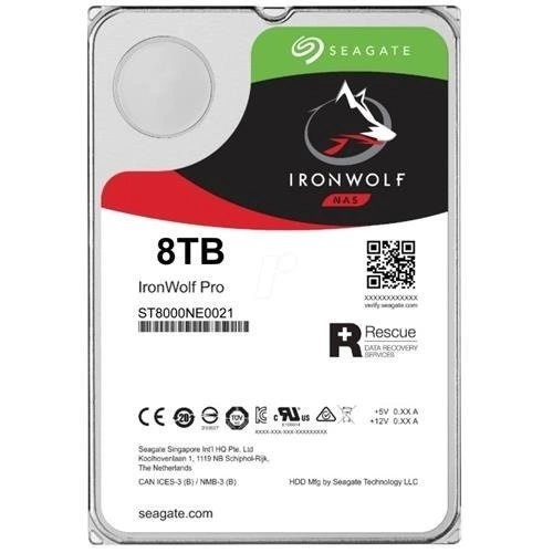 Festplatte Seagate IronWolf 3.5'' HDD 8TB 7200RPM SATA 6Gb/s 256MB | ST8000NE0021