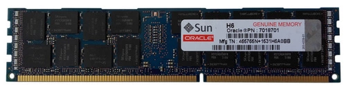Arbeitsspeicher 1x 16GB Oracle Sun DDR3 1600MHz ECC REGISTERED DIMM | 7018701 