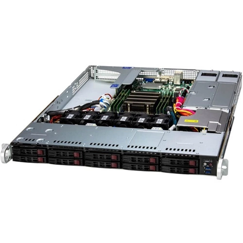 Serverplattform Supermicro 1U 1115SV-WTNRT AS-1115SV-WTNRT AMD x 1 DDR5 x 6 10 x 2.5" SATA/SAS/NVME PSU 1+1