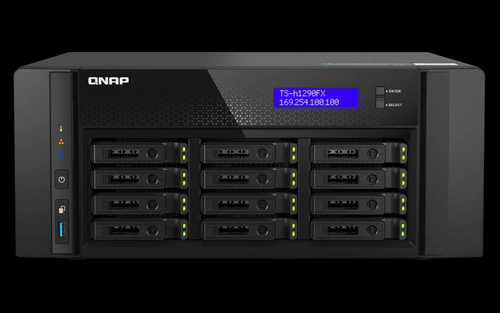NAS-Server QNAP TS-h1290FX-7232P-64G 13x SSD SATA, U.2 NVMe 64GB RAM