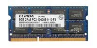 Arbeitspeicher 1x 8GB ELPIDA SO-DIMM DDR3 1333MHz PC3-10600 | EBJ81UG8BAS0-DJ-F