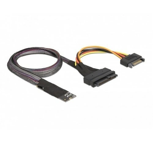 Delock M.2 Key M zu U.2 SFF-8639 NVMe Adapter mit 0.5m Kabel |  62984