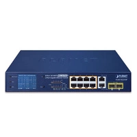 Schalter Planet FGSD-1022VHP 8x 100Mb 2x RJ-45/SFP 120 W PoE+
