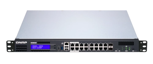 Switch QNAP QGD-1600-8G 14x RJ-45 10/100/1000 Mbps 2x RJ-45/SFP
