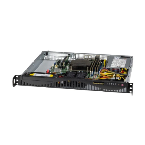 Serverplattform Supermicro 1U 510T-M SYS-510T-M Intel x 1 DDR4 x 4 4 x 3.5" SATA PSU 1