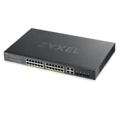 Switch Zyxel GS192024HPV2-EU0101F 24x RJ-45 10/100/1000 Mbps 4x RJ-45/SFP 375 W PoE+