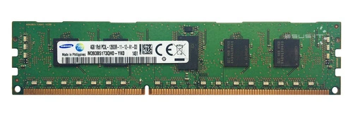 Arbeitspeicher 1x 4GB Samsung ECC REGISTERED DDR3 1Rx8 1600MHz PC3-12800 RDIMM | M393B5173QH0-YK0