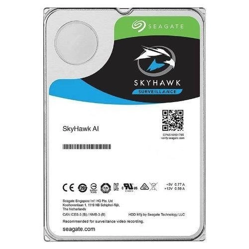 Festplatte Seagate Skyhawk AI 3.5'' HDD 10TB 7200RPM SATA 6Gb/s 256MB | ST10000VE0008