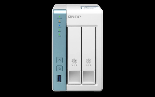 NAS-Server QNAP TS-231P3-4G 2x SSD | HDD SATA 4GB RAM
