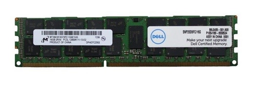Arbeitsspeicher 1x 16GB DELL PowerEdge & Precision Workstation DDR3 1600MHz ECC REGISTERED DIMM | SNP20D6FC/16G 